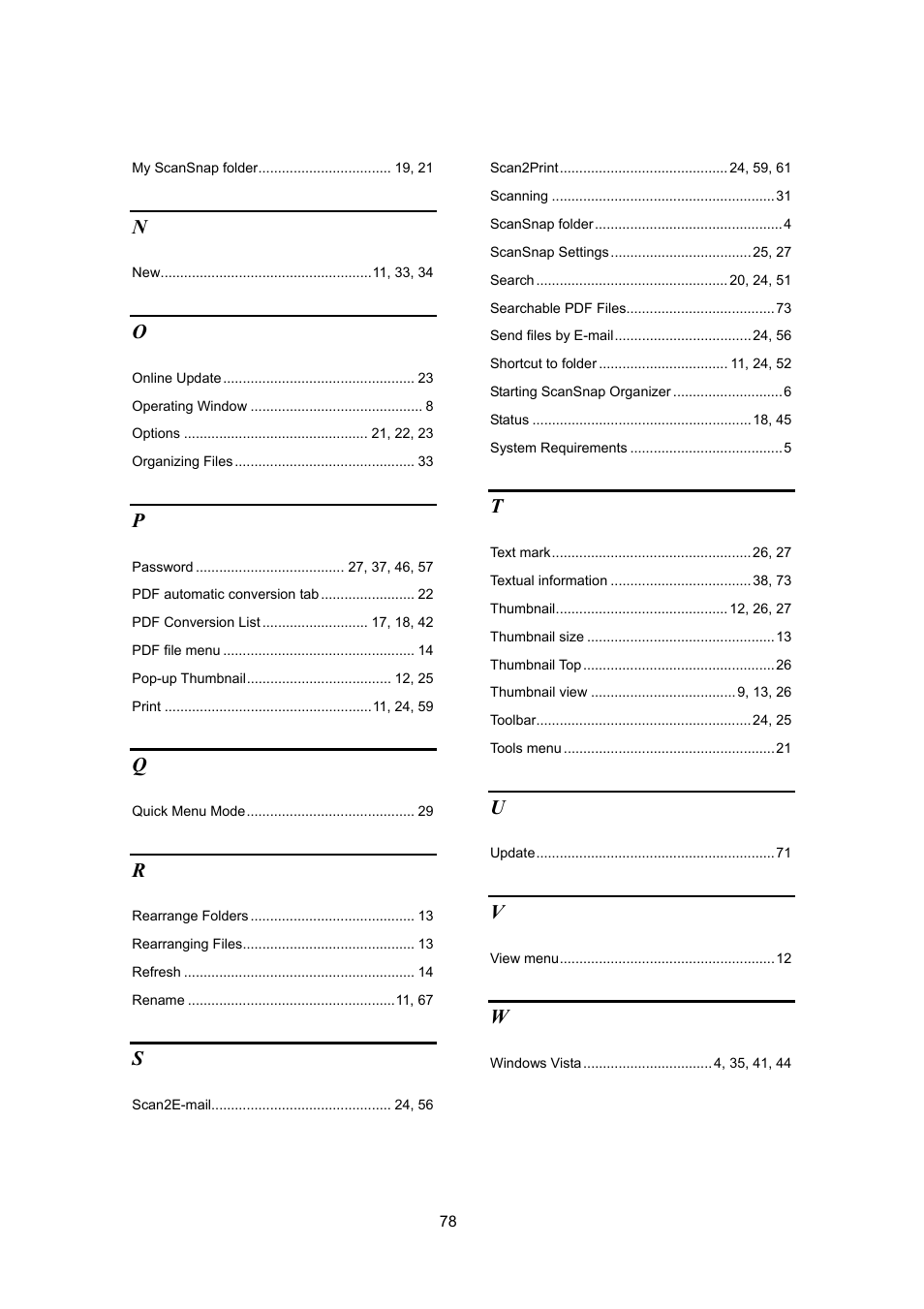 FUJITSU SCANSNAP P2WW-2300-01ENZ0 User Manual | Page 80 / 81