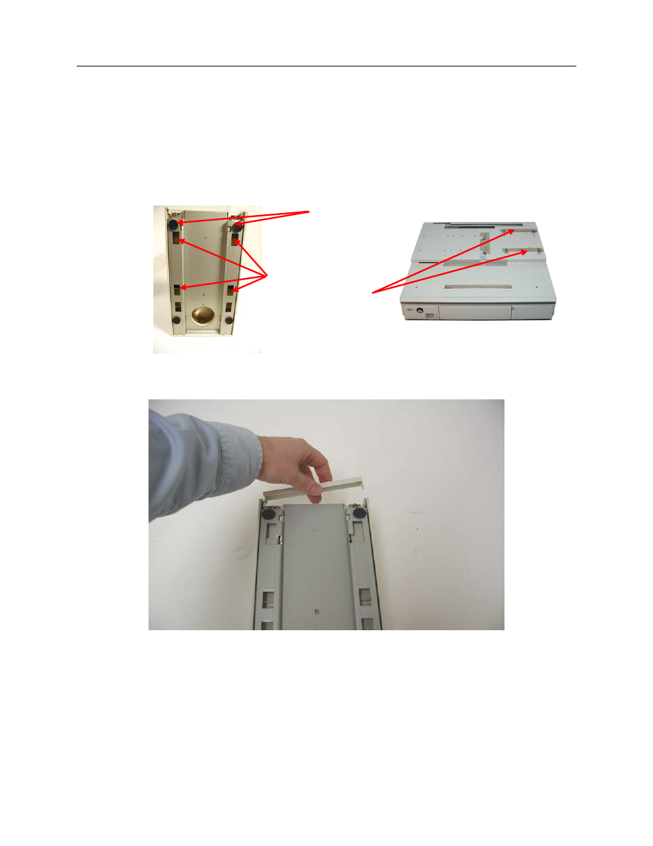 Stacking the lcd monitor | FUJITSU TeamPoS 3000 XL User Manual | Page 118 / 252