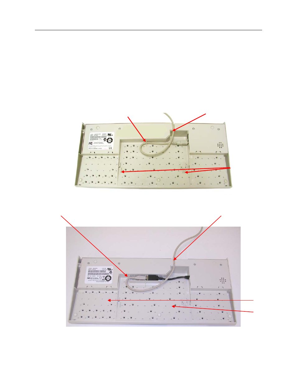 Installing the central filler and keyboard, Installing the keyboard | FUJITSU TeamPoS 3000 XL User Manual | Page 121 / 252