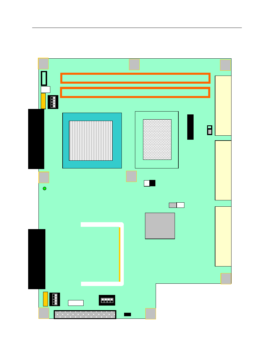 1 xl motherboard layout, Teampos 3000 xl and xl | FUJITSU TeamPoS 3000 XL User Manual | Page 141 / 252