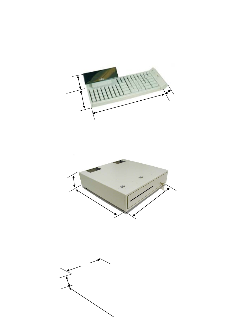 4 cash drawers, 1 model tp15 cash drawer - standard | FUJITSU TeamPoS 3000 XL User Manual | Page 26 / 252