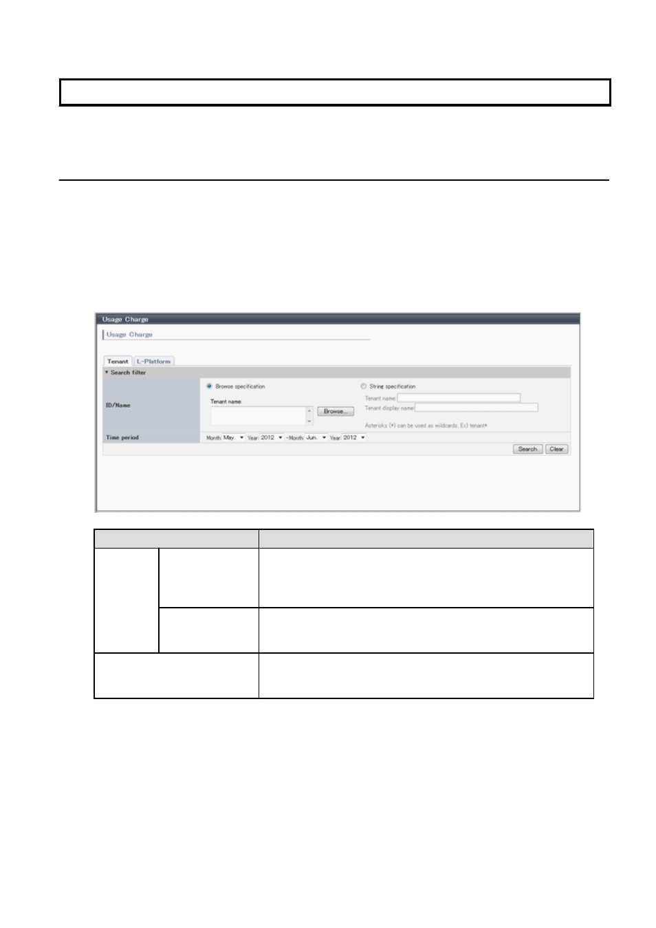 Chapter 12 accounting, 1 usage charge window | FUJITSU ServerView Resource Orchestrator Cloud Edition V3.1.0 User Manual | Page 149 / 180