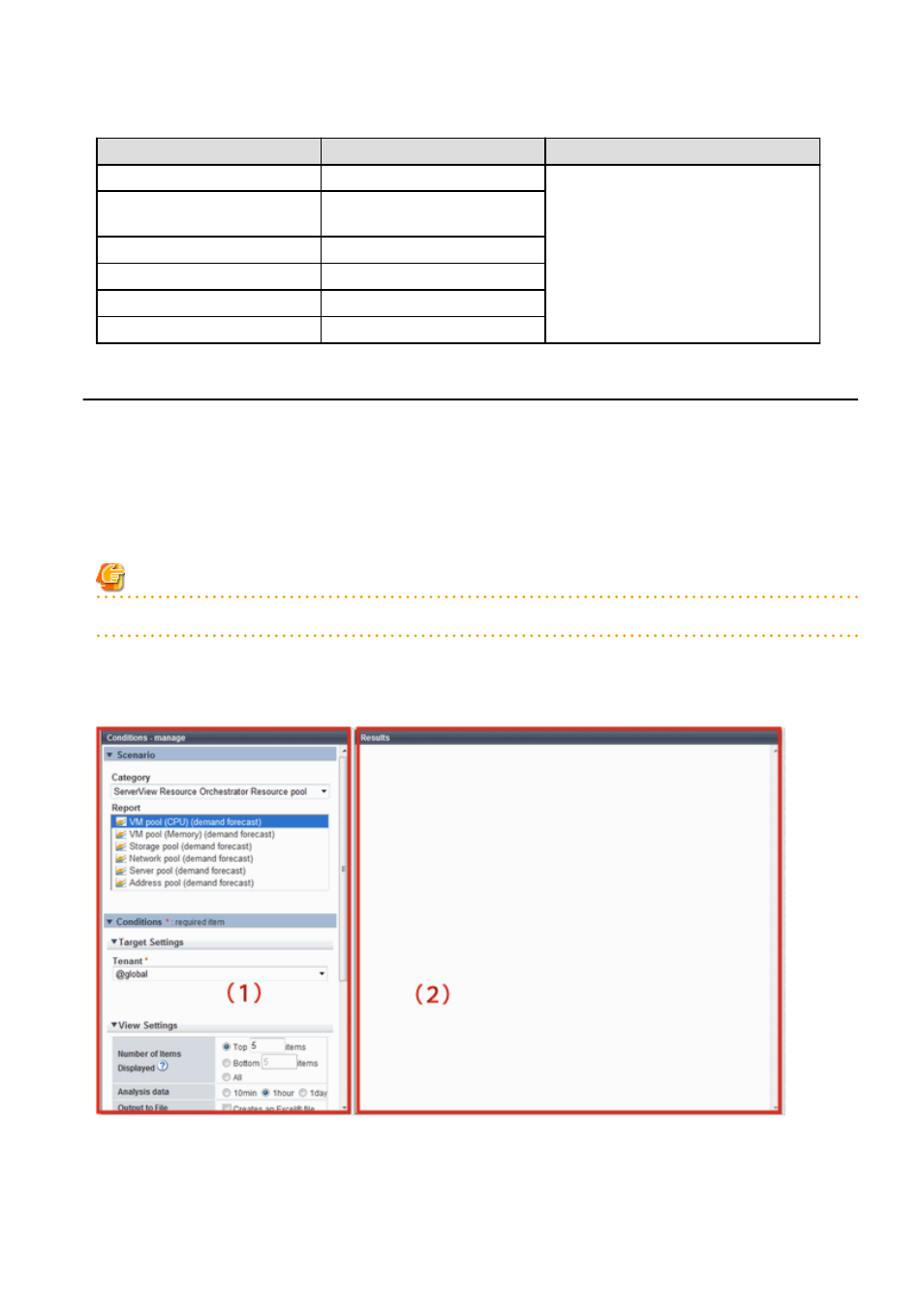 2 capacity planning operations | FUJITSU ServerView Resource Orchestrator Cloud Edition V3.1.0 User Manual | Page 55 / 180