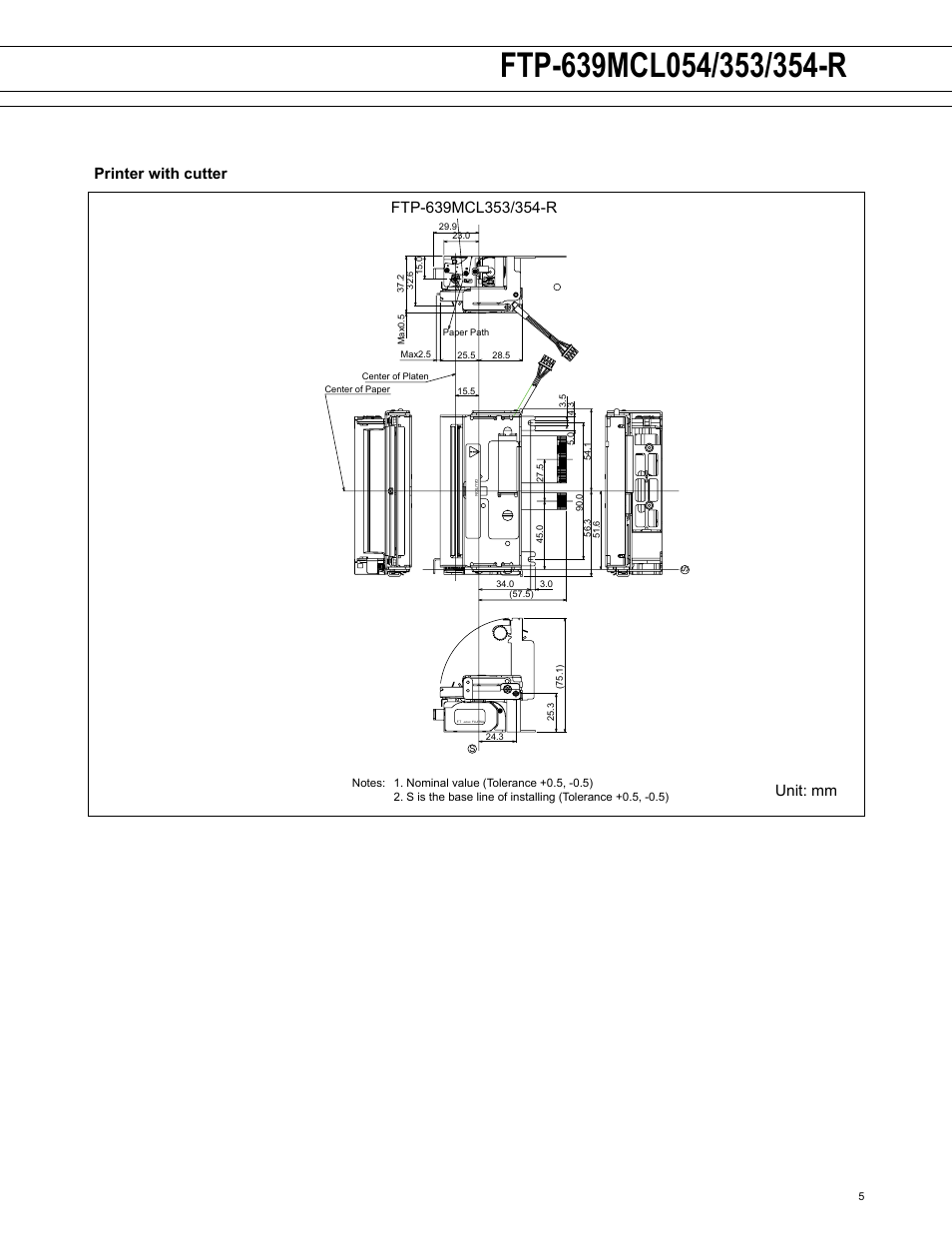 FUJITSU FTP-639MCL354-R User Manual | Page 5 / 7