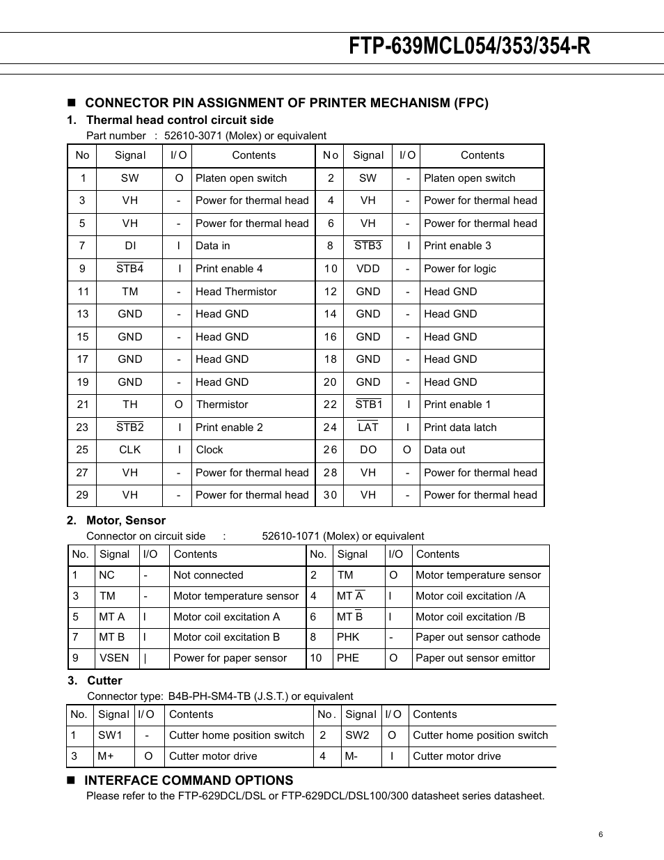 FUJITSU FTP-639MCL354-R User Manual | Page 6 / 7