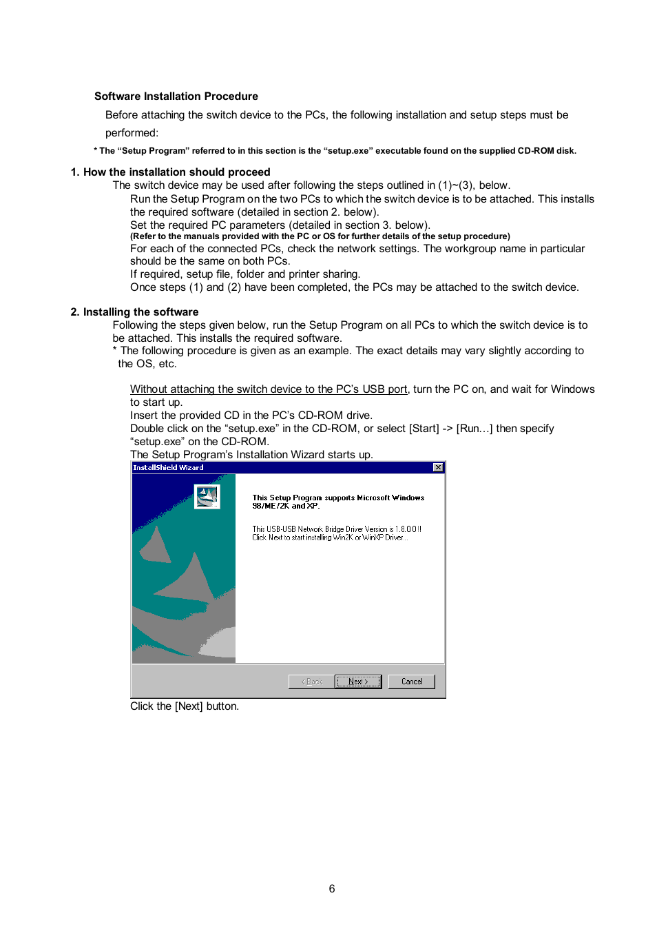 Installing the usb bridge software | FUJITSU NC14003-T256/L User Manual | Page 7 / 23