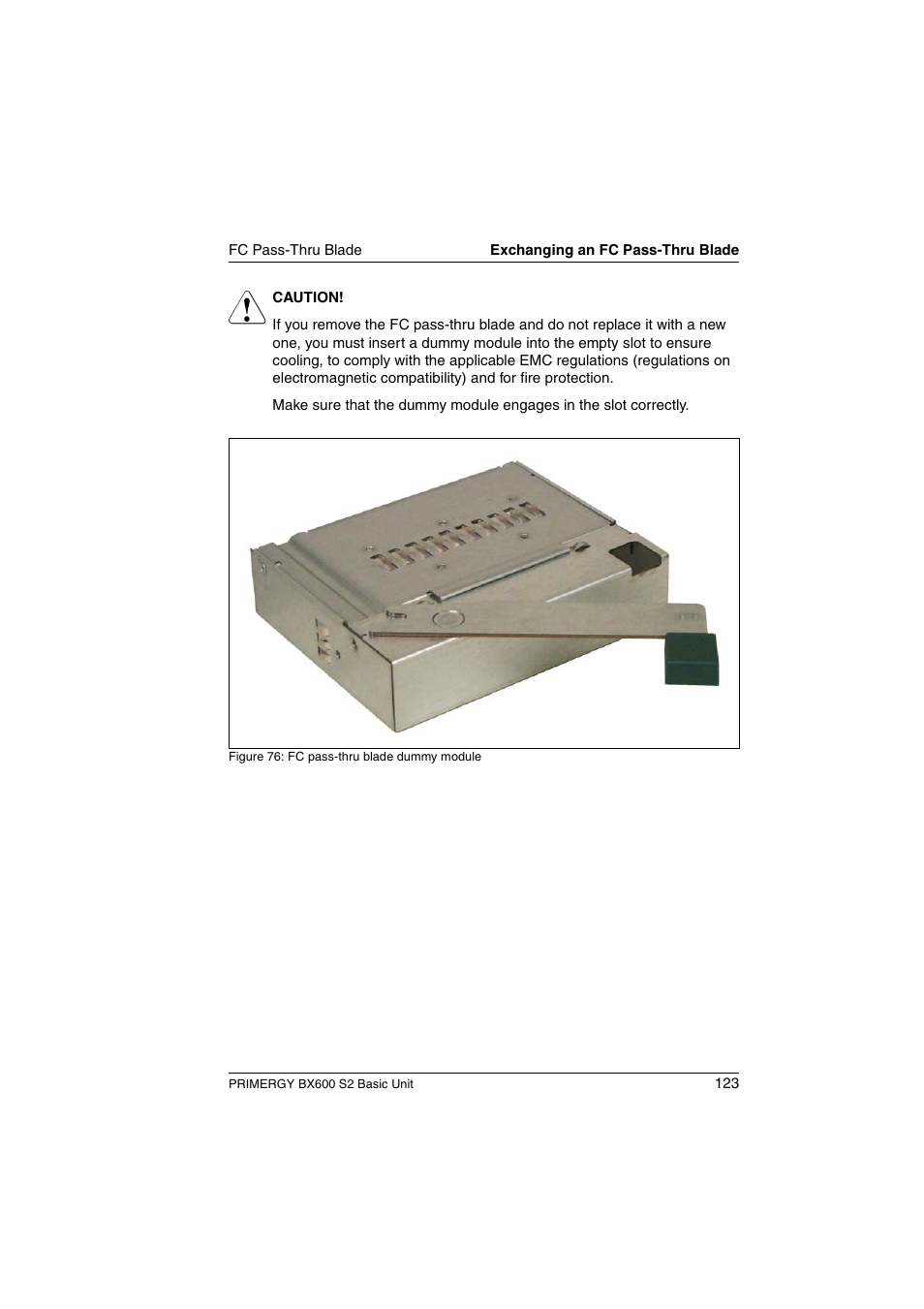 FUJITSU PRIMERGY BX600 S2 User Manual | Page 123 / 173