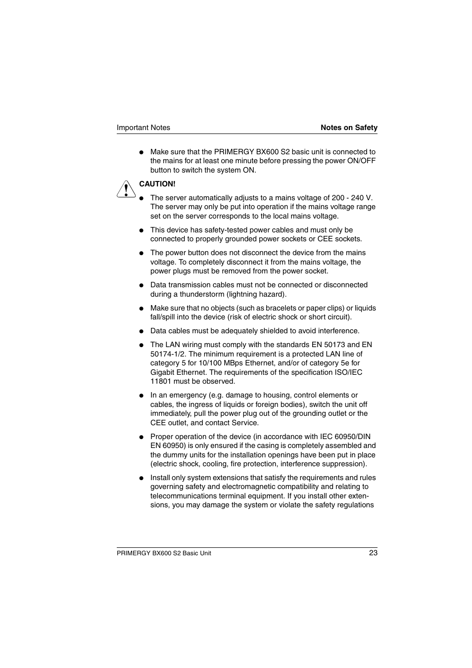 FUJITSU PRIMERGY BX600 S2 User Manual | Page 23 / 173