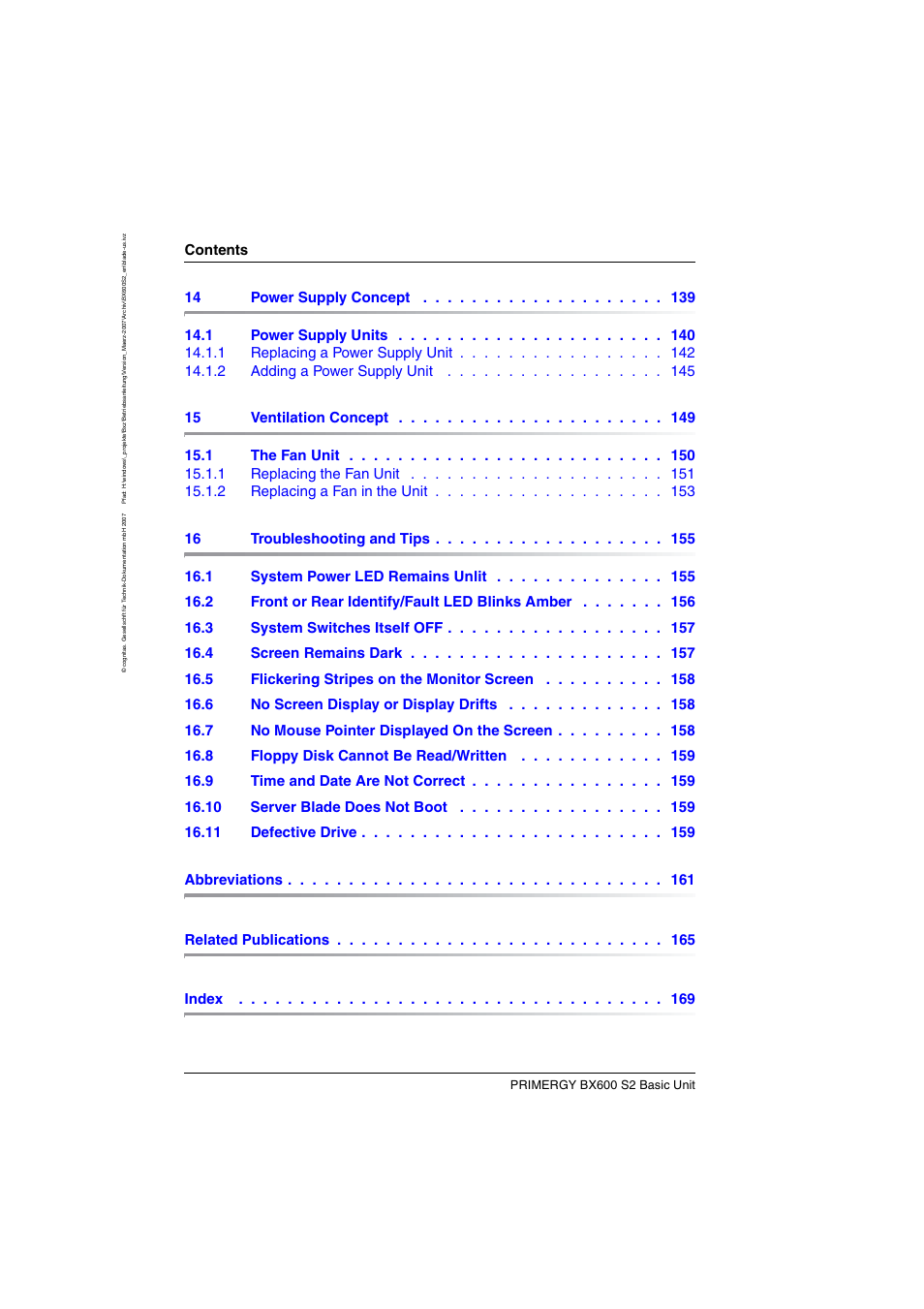 FUJITSU PRIMERGY BX600 S2 User Manual | Page 6 / 173