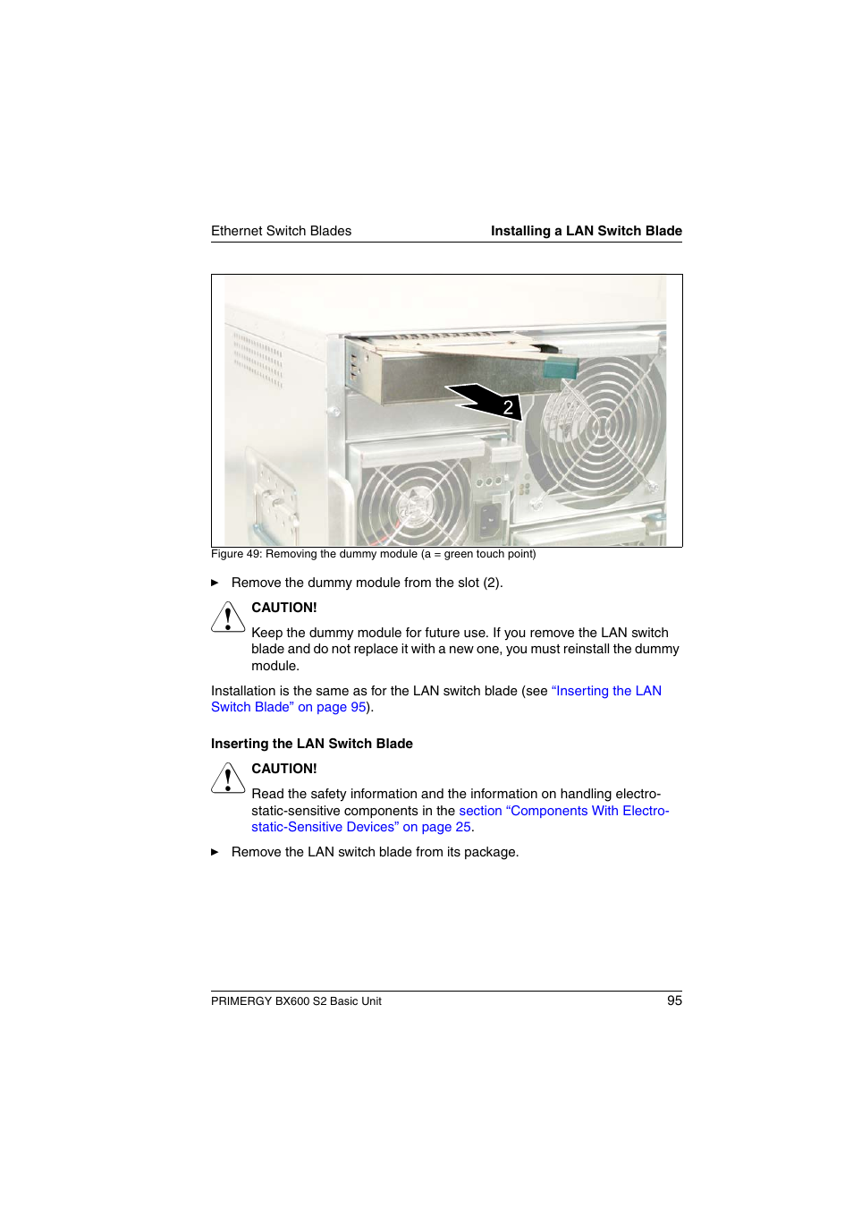 FUJITSU PRIMERGY BX600 S2 User Manual | Page 95 / 173