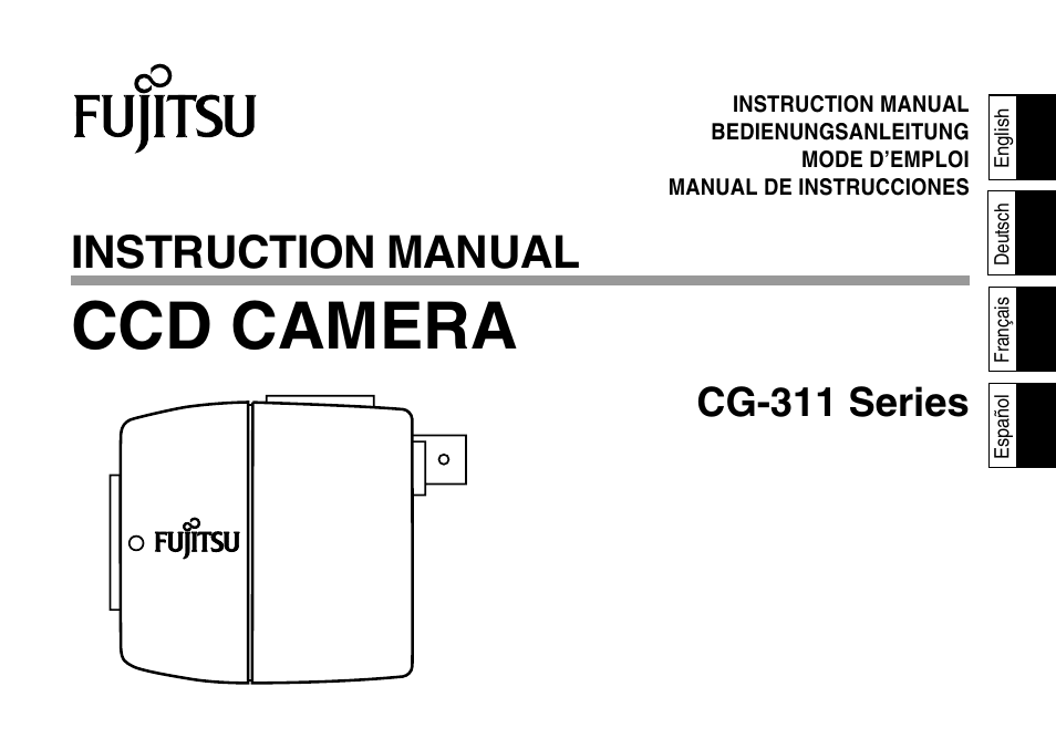 FUJITSU CG-311 SERIES User Manual | 83 pages