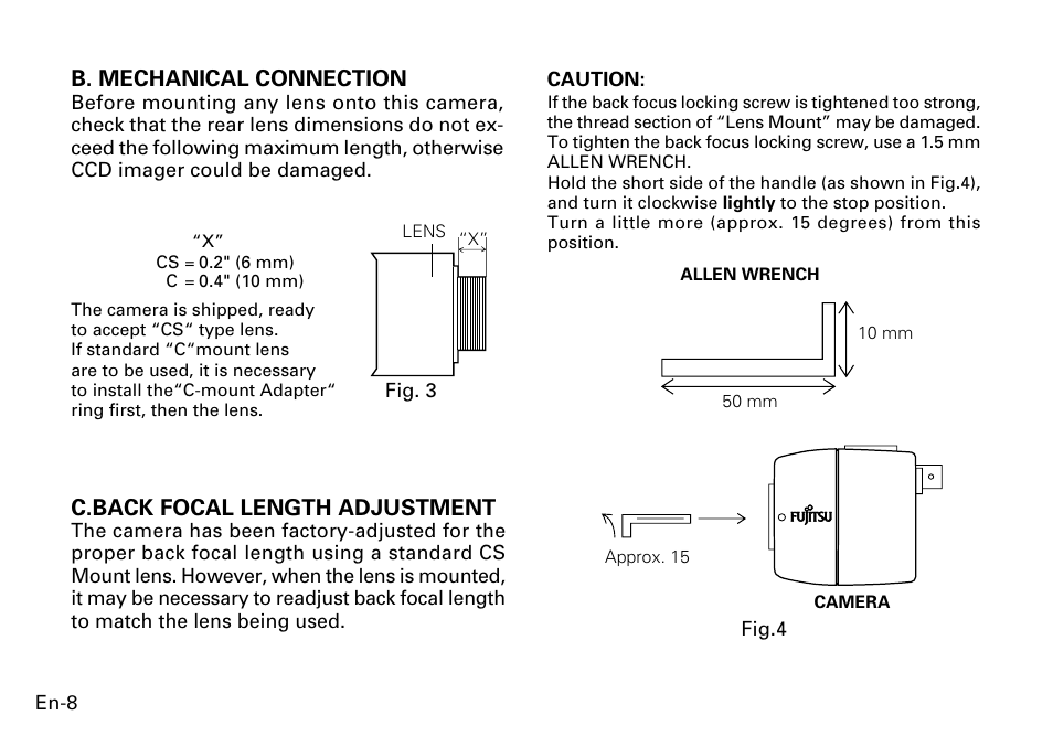 FUJITSU CG-311 SERIES User Manual | Page 10 / 83