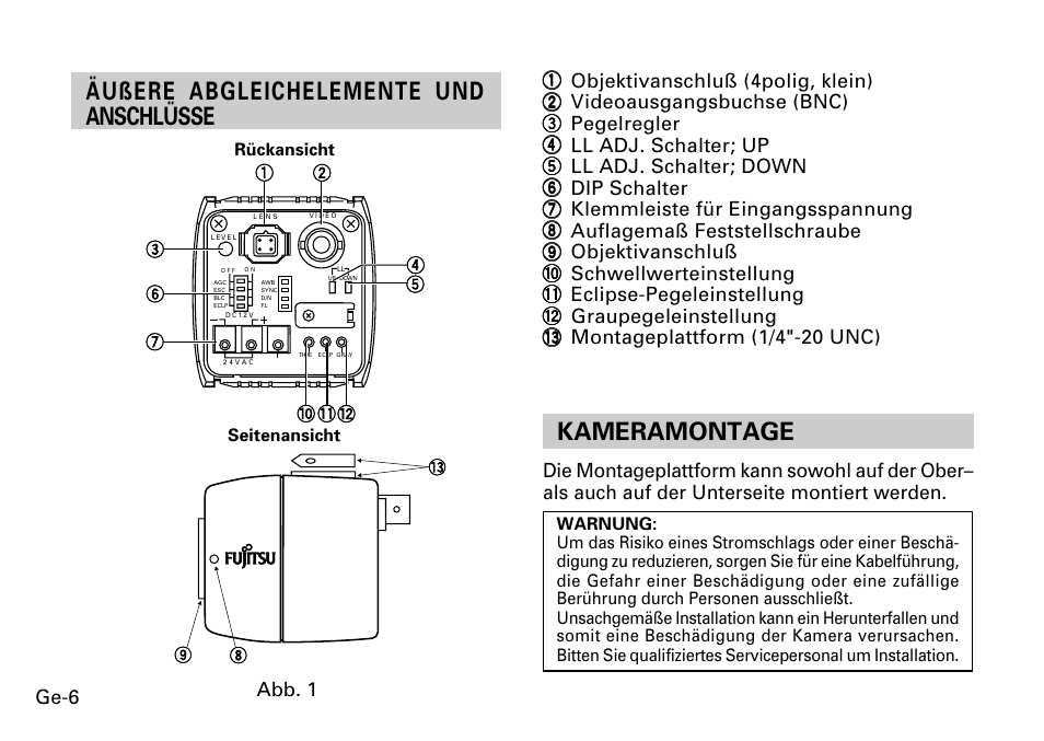 FUJITSU CG-311 SERIES User Manual | Page 28 / 83