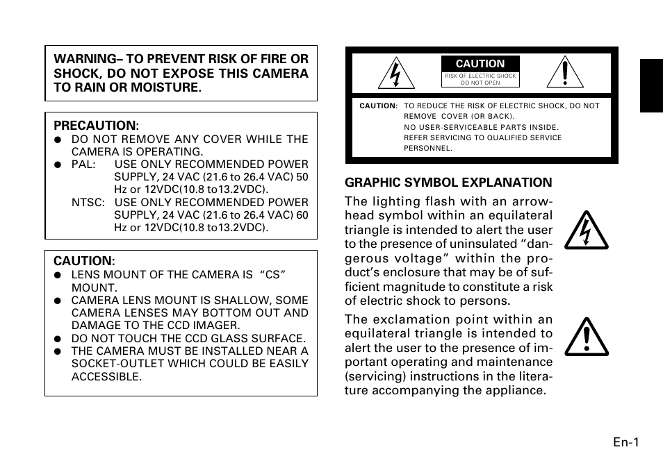 Caution | FUJITSU CG-311 SERIES User Manual | Page 3 / 83