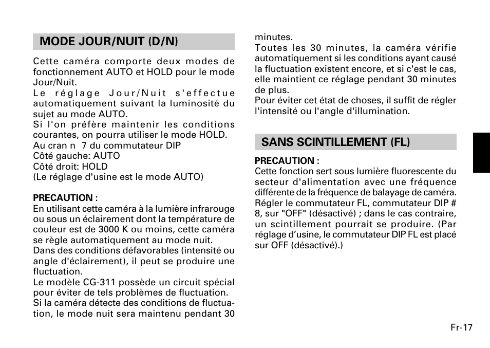 FUJITSU CG-311 SERIES User Manual | Page 59 / 83