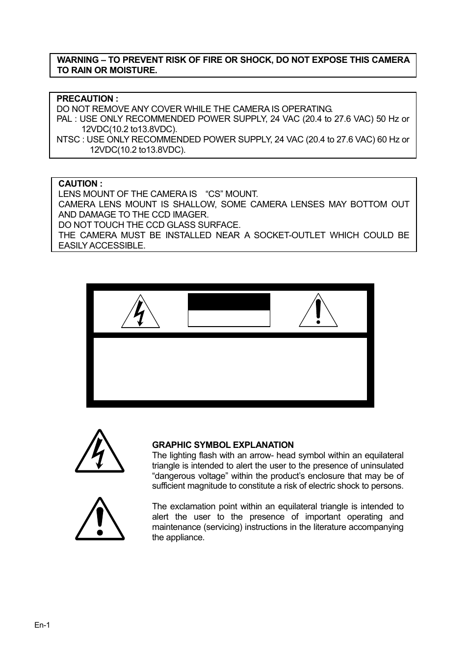 Caution | FUJITSU CG-301 User Manual | Page 2 / 28