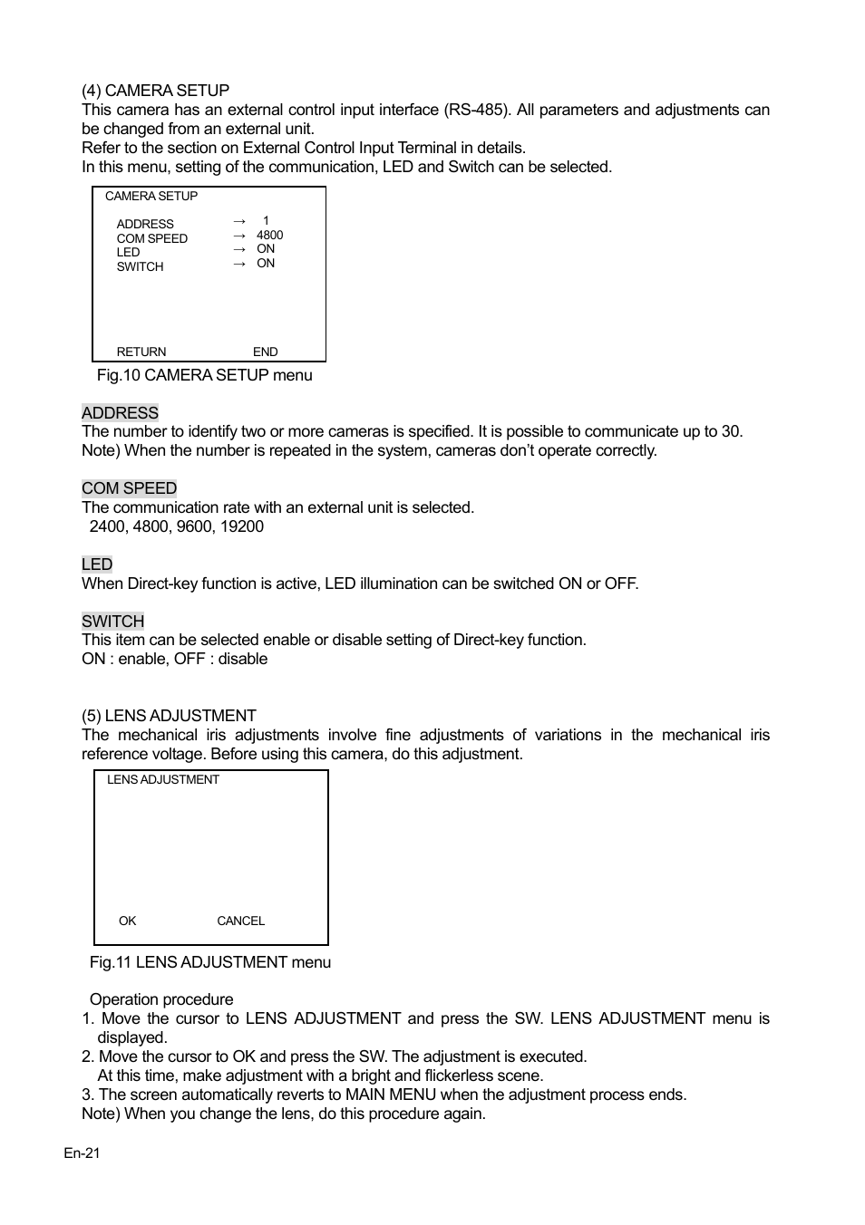 FUJITSU CG-301 User Manual | Page 22 / 28