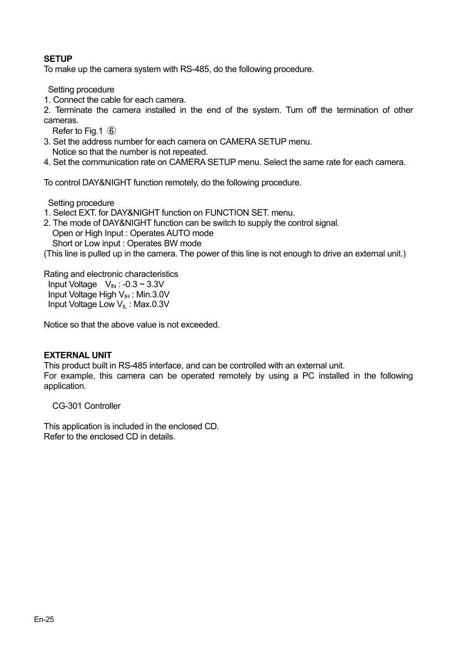 FUJITSU CG-301 User Manual | Page 26 / 28
