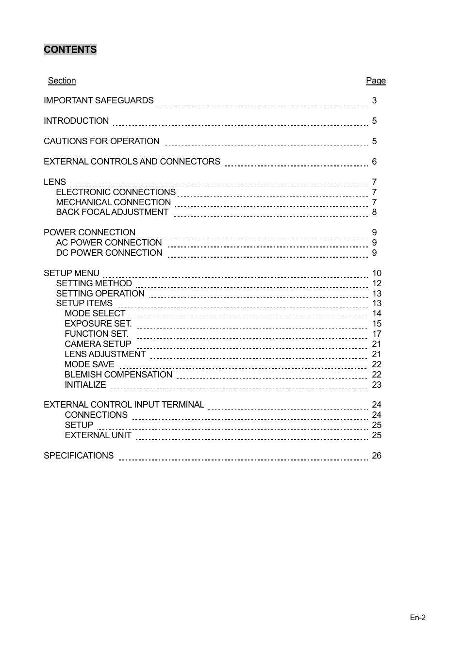 FUJITSU CG-301 User Manual | Page 3 / 28