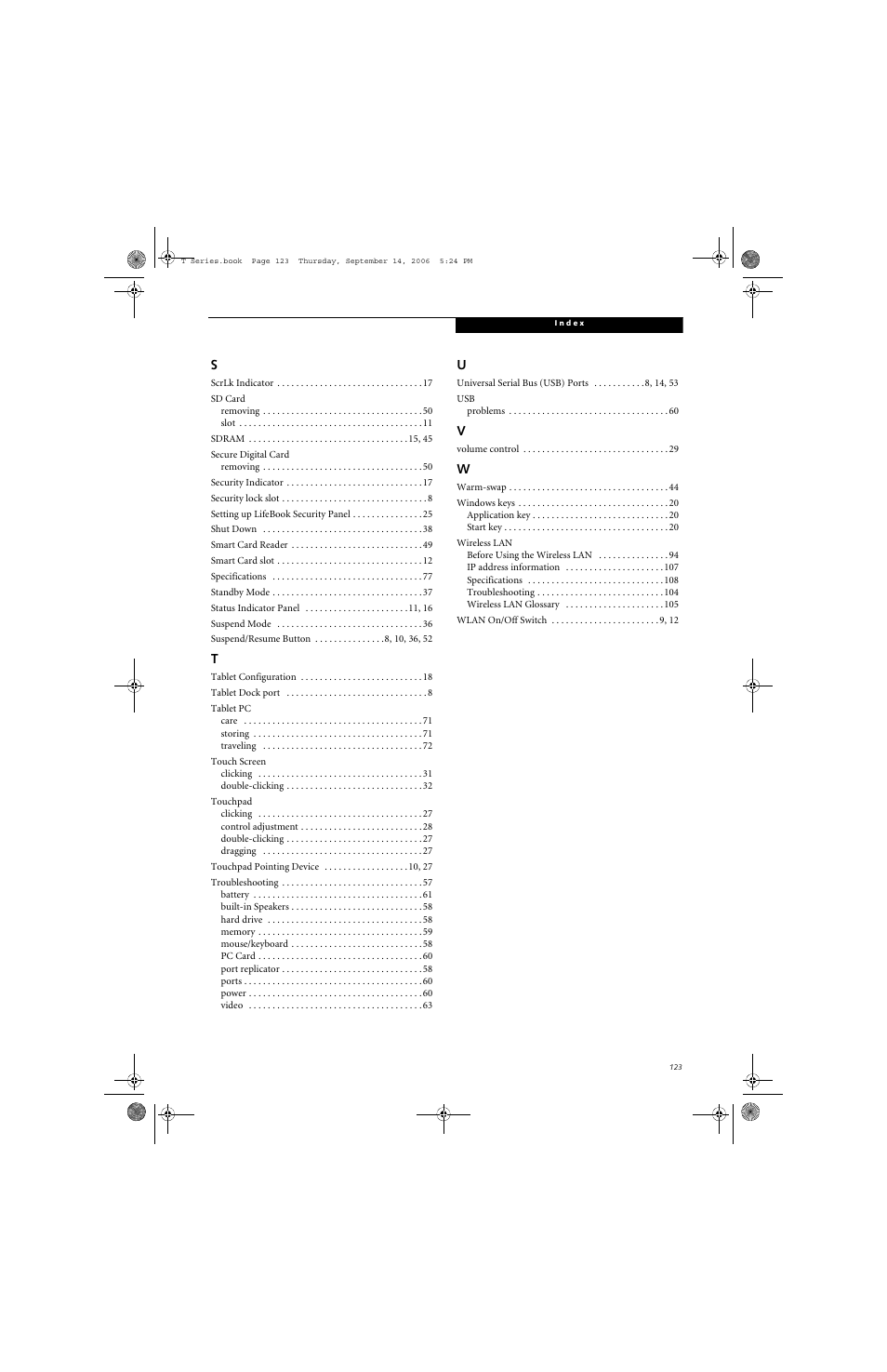 FUJITSU T4215 User Manual | Page 131 / 136