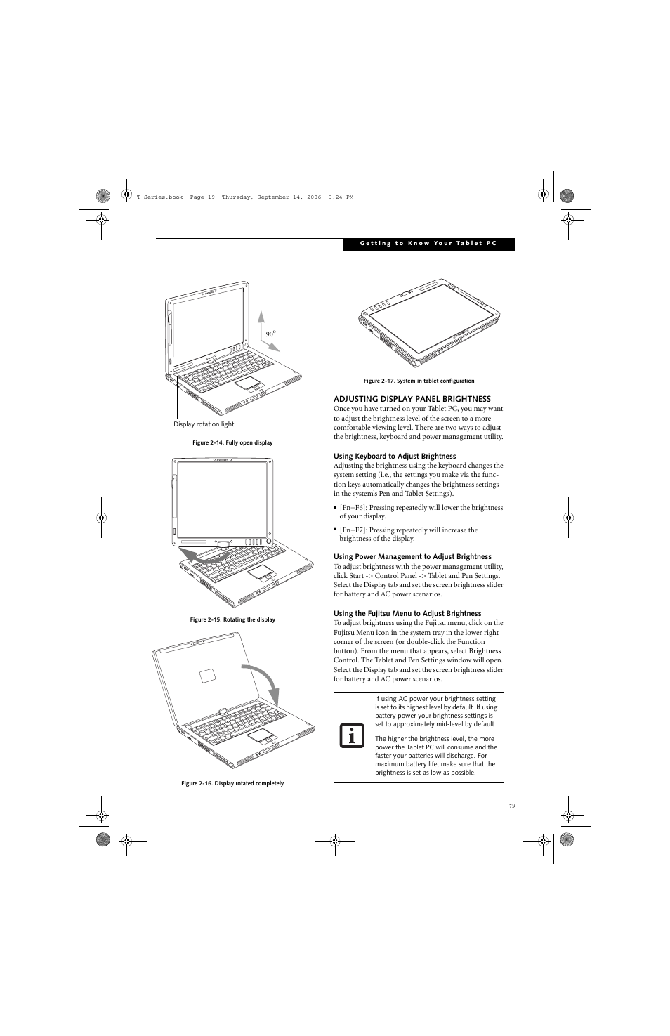 FUJITSU T4215 User Manual | Page 27 / 136