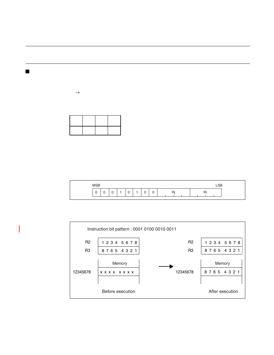 69 st (store word data in register to memory), St (store word data in register to memory) | FUJITSU FR family 32-bit microcontroller instruction manuel CM71-00101-5E User Manual | Page 189 / 314
