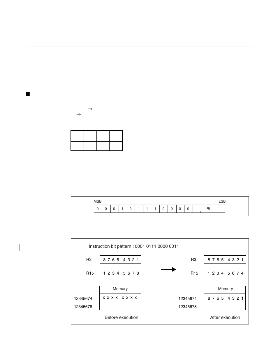 73 st (store word data in register to memory), St (store word data in register to memory) | FUJITSU FR family 32-bit microcontroller instruction manuel CM71-00101-5E User Manual | Page 193 / 314