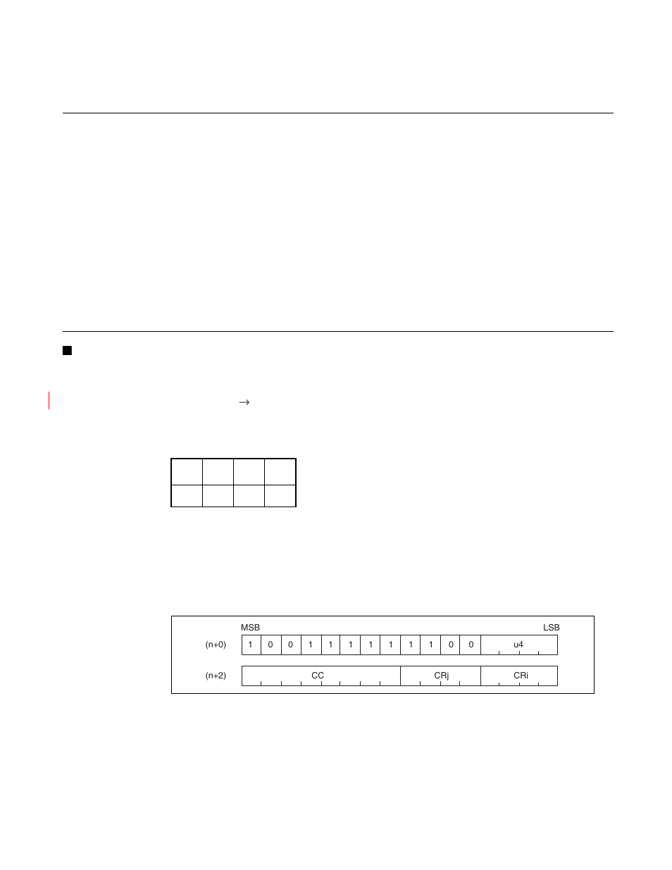 116 copop (coprocessor operation) | FUJITSU FR family 32-bit microcontroller instruction manuel CM71-00101-5E User Manual | Page 253 / 314