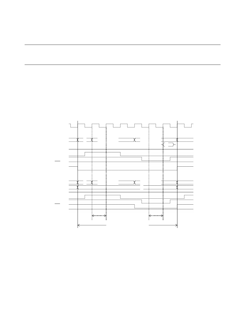 12 automatic wait cycles in usual dram interface | FUJITSU MB91F109 FR30 User Manual | Page 205 / 461