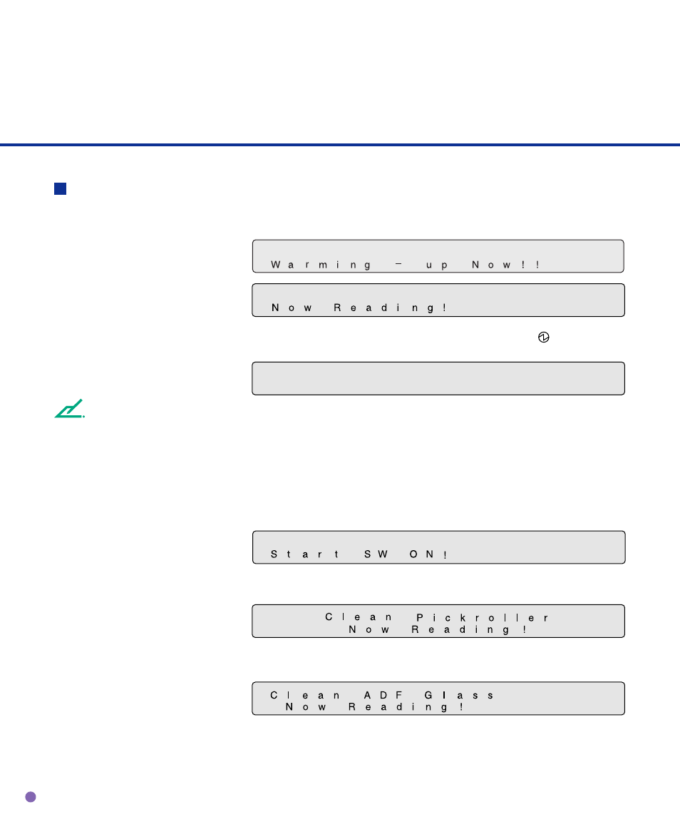 Panel display | FUJITSU fi-4640S User Manual | Page 17 / 61