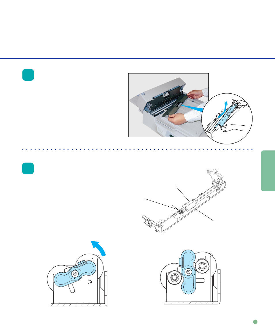 Replacement of parts | FUJITSU fi-4640S User Manual | Page 35 / 61