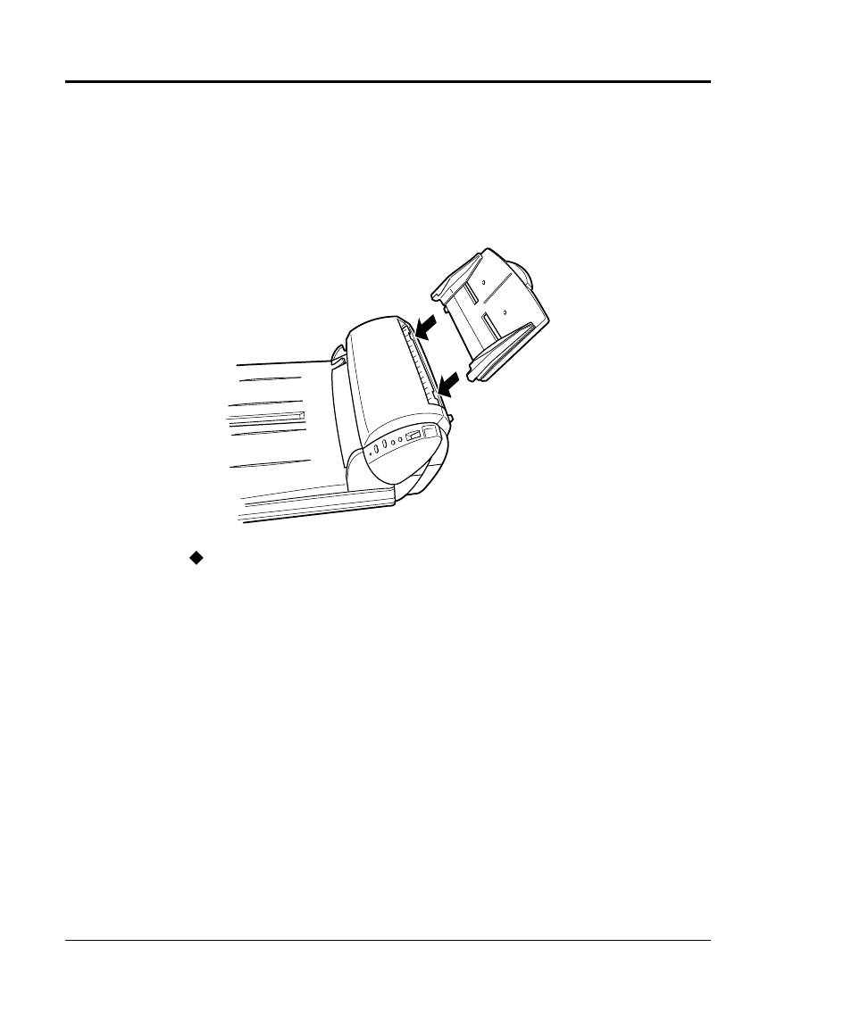 2 mounting the document support, Mounting the document support -3 | FUJITSU M3092DC User Manual | Page 27 / 68