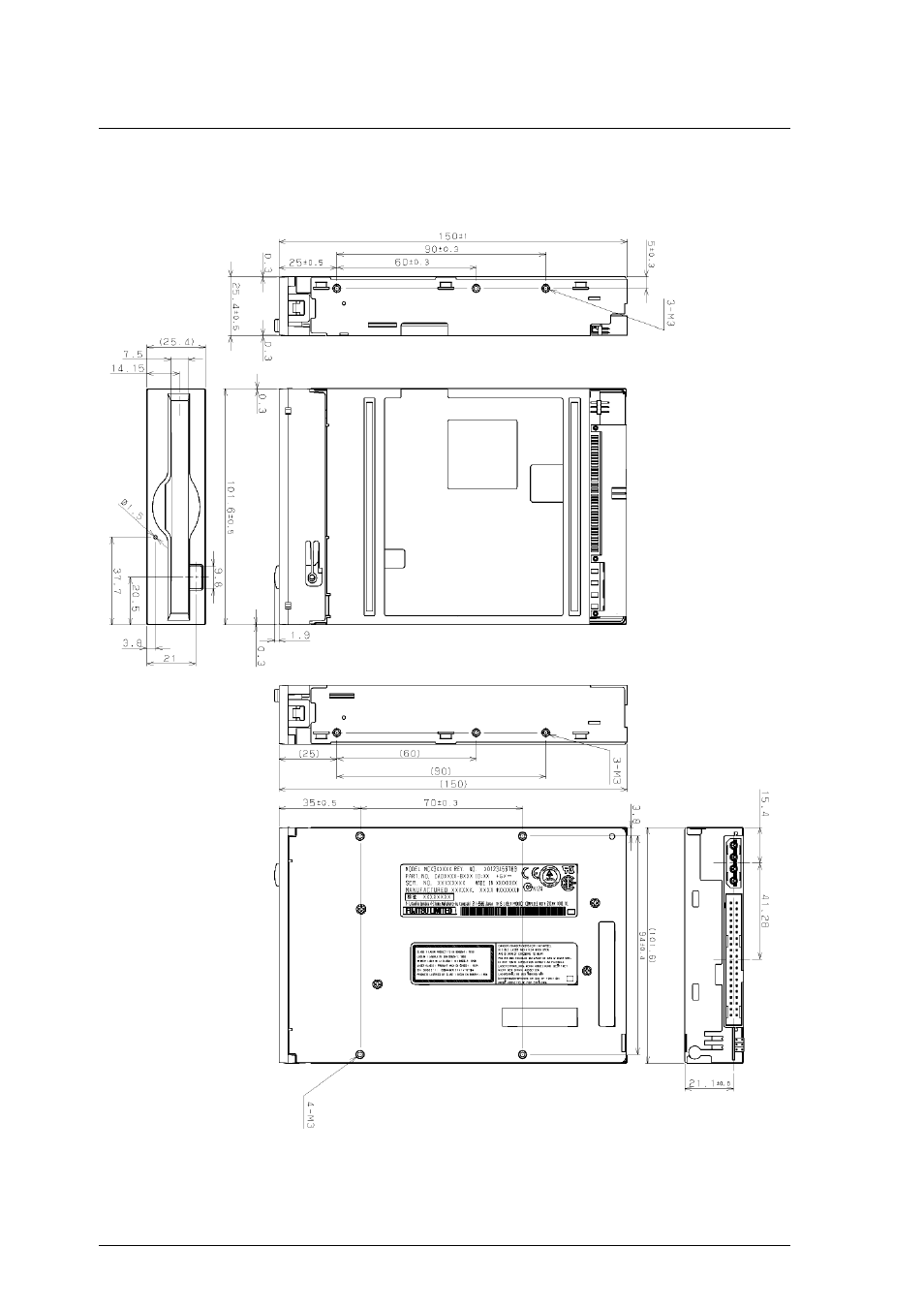 FUJITSU MCM3064AP User Manual | Page 48 / 202
