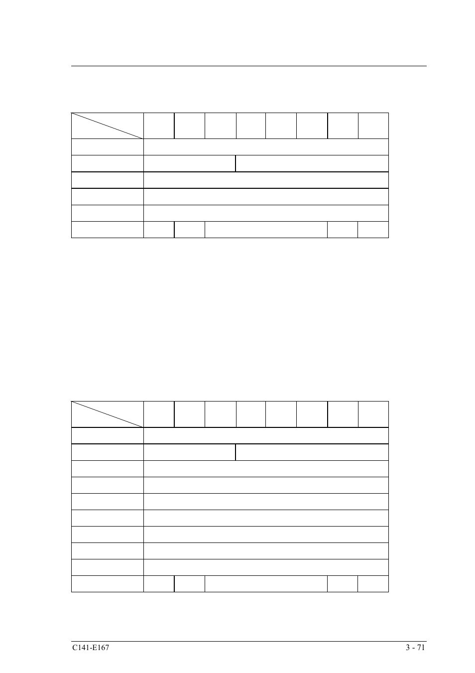7 seek (0b), 8 seek extended (2b) | FUJITSU MAS3367 User Manual | Page 133 / 290