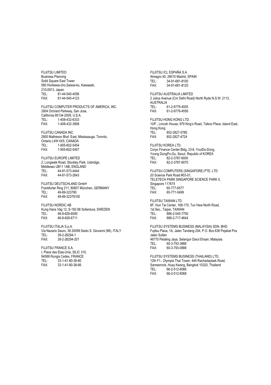 FUJITSU MAS3367 User Manual | Page 275 / 290