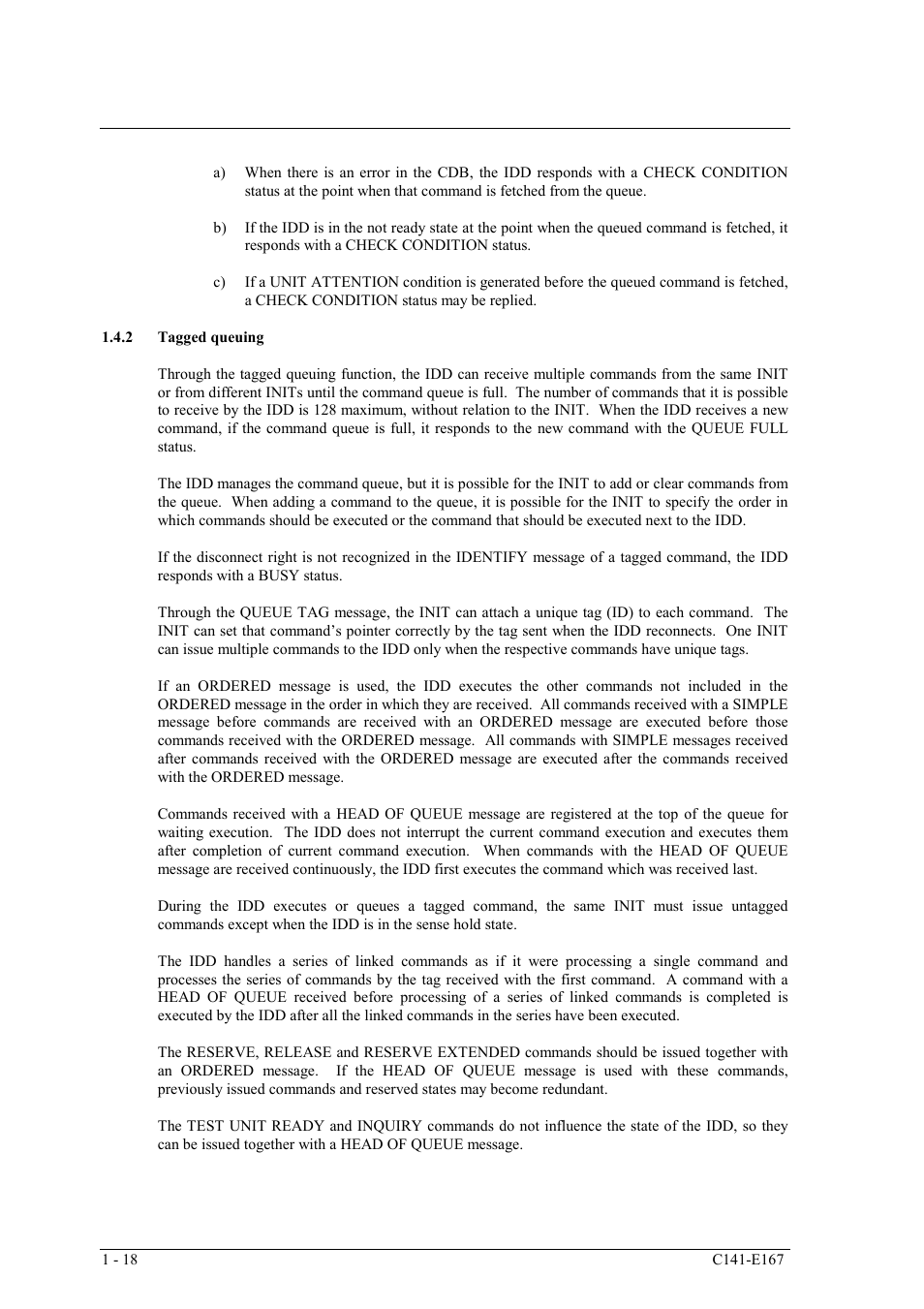 2 tagged queuing | FUJITSU MAS3367 User Manual | Page 36 / 290