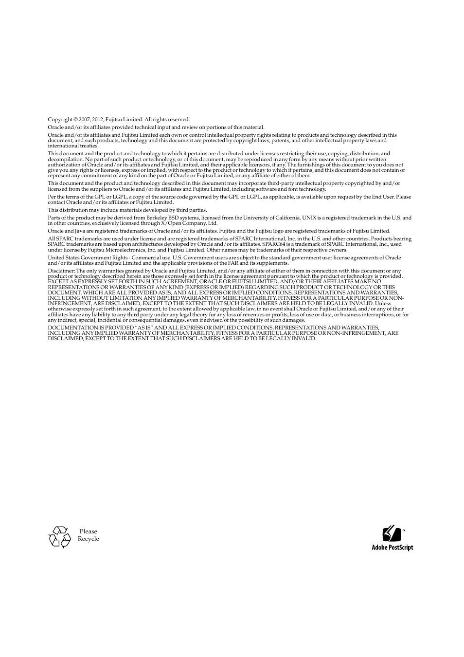 FUJITSU M Server M5000 User Manual | Page 2 / 30