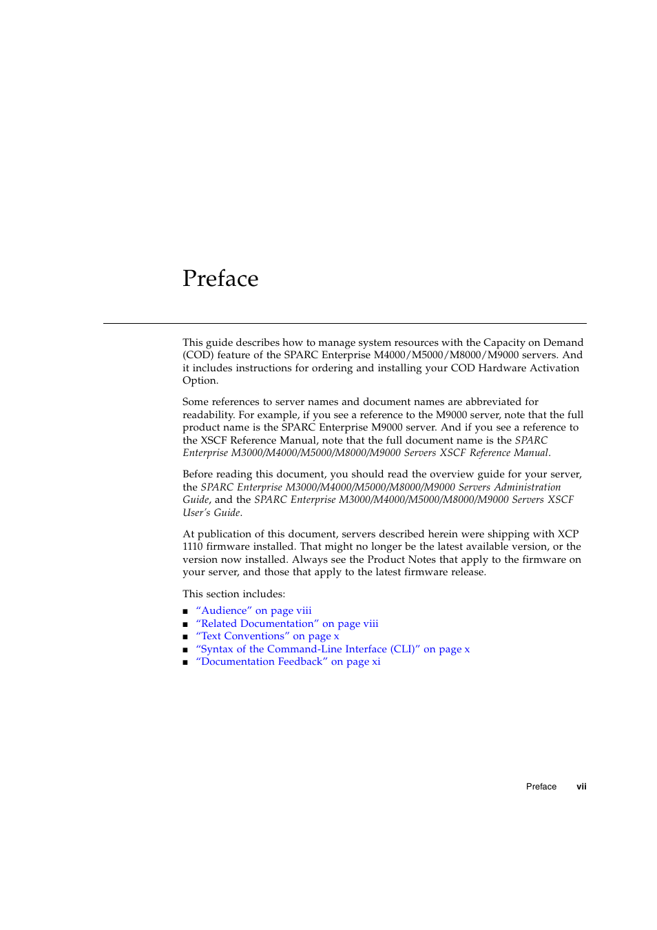 Preface | FUJITSU M Server M5000 User Manual | Page 7 / 30