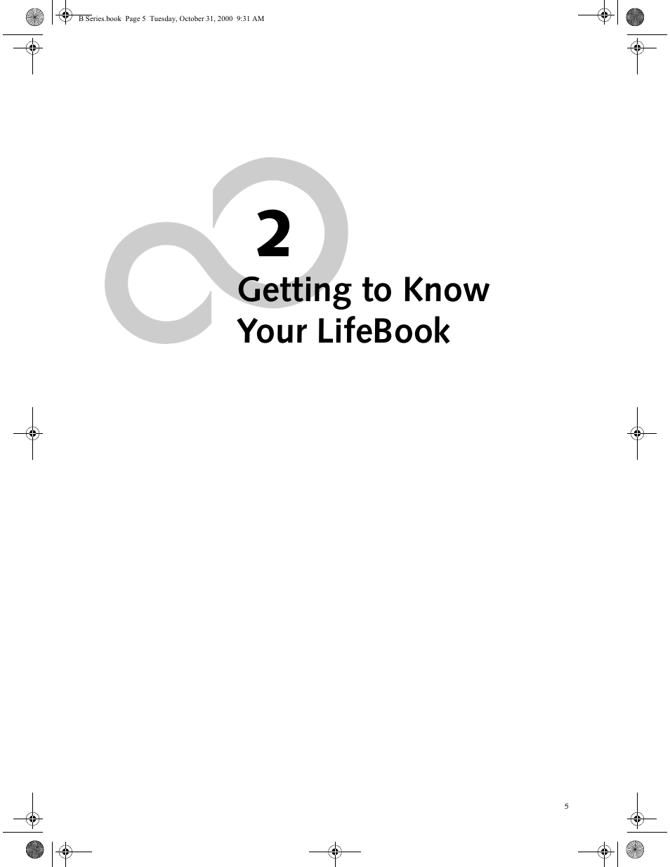 Chapter 2 - getting to know your lifebook, Getting to know your lifebook | FUJITSU Laptop User Manual | Page 13 / 96