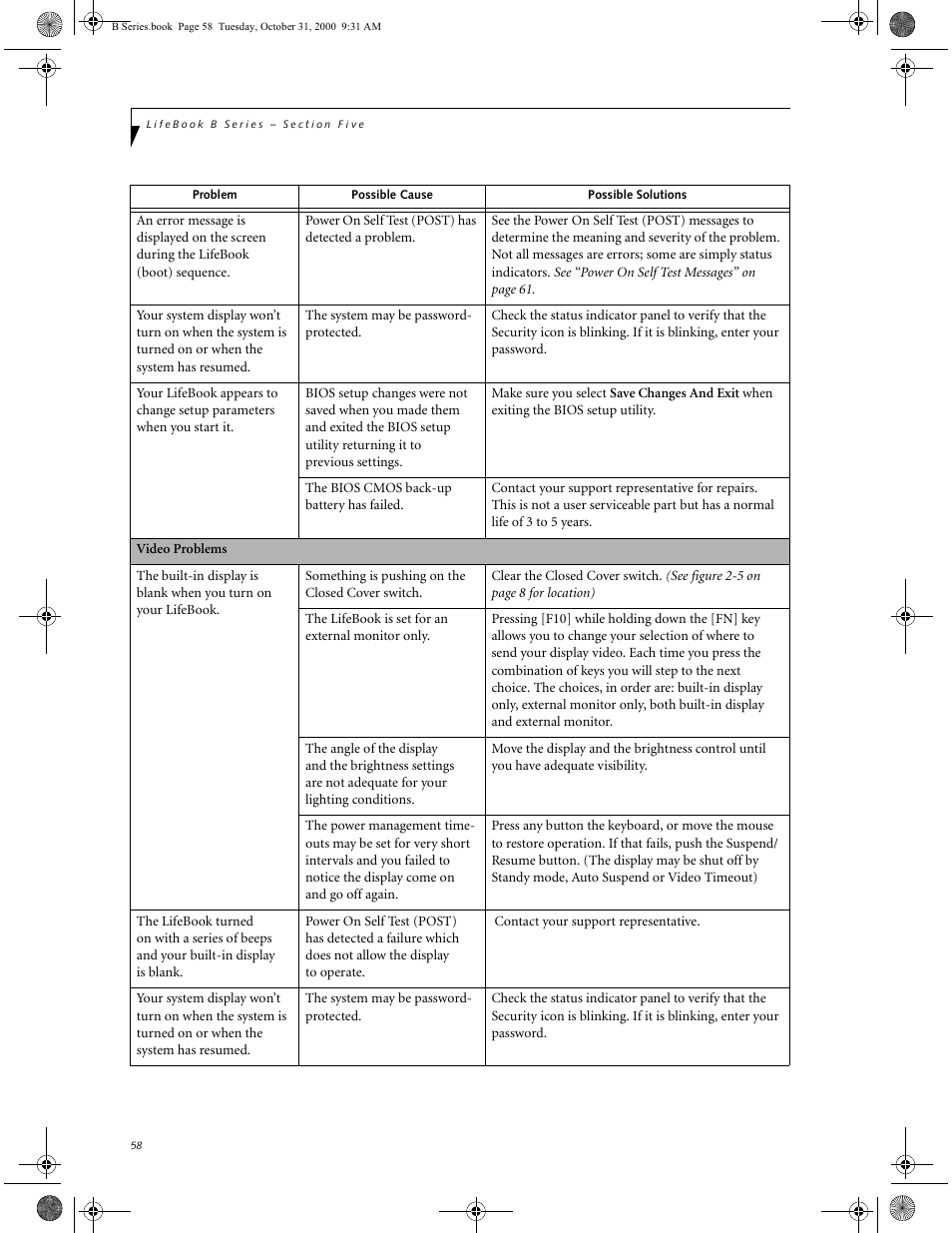 FUJITSU Laptop User Manual | Page 66 / 96