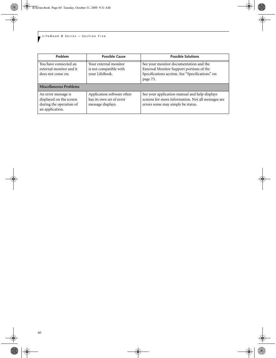 FUJITSU Laptop User Manual | Page 68 / 96