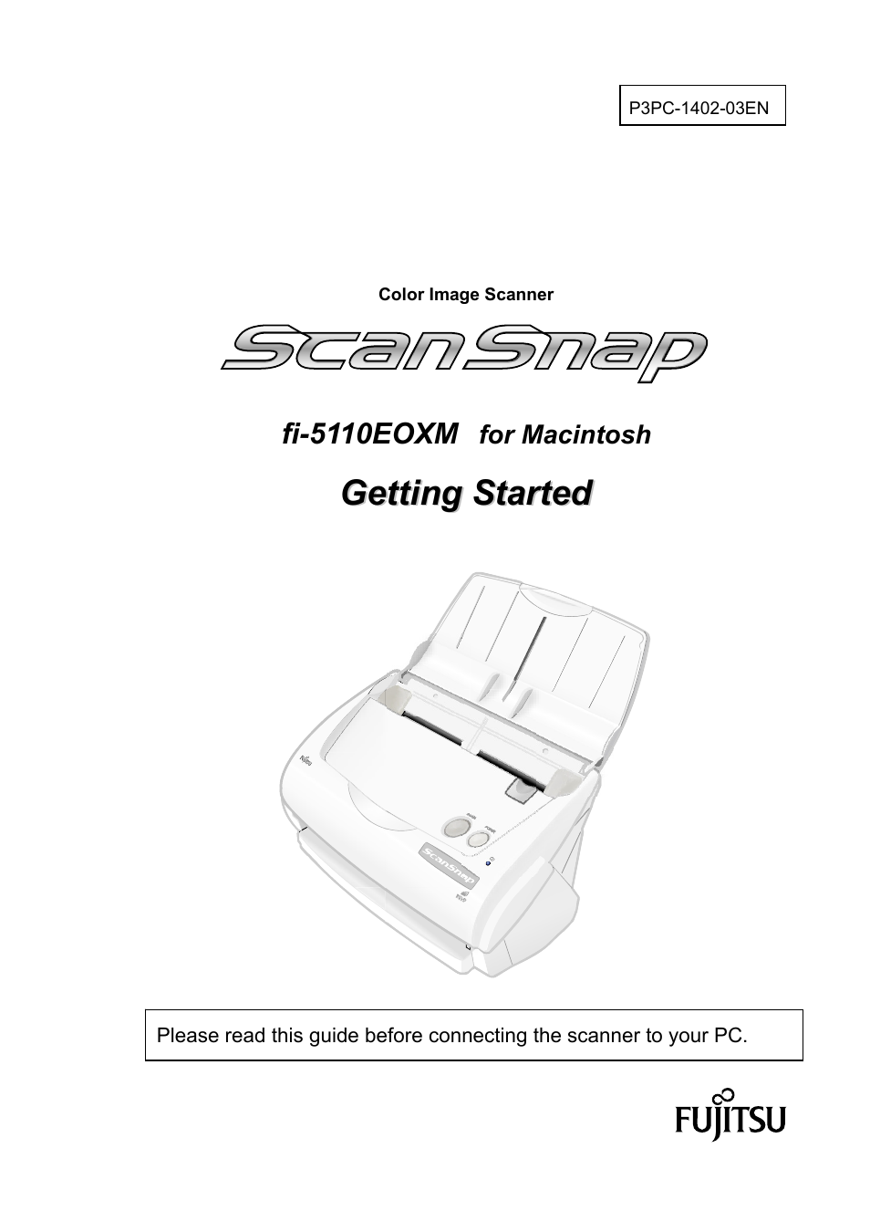 FUJITSU SCANSNAP FI-5110EOXM User Manual | 20 pages