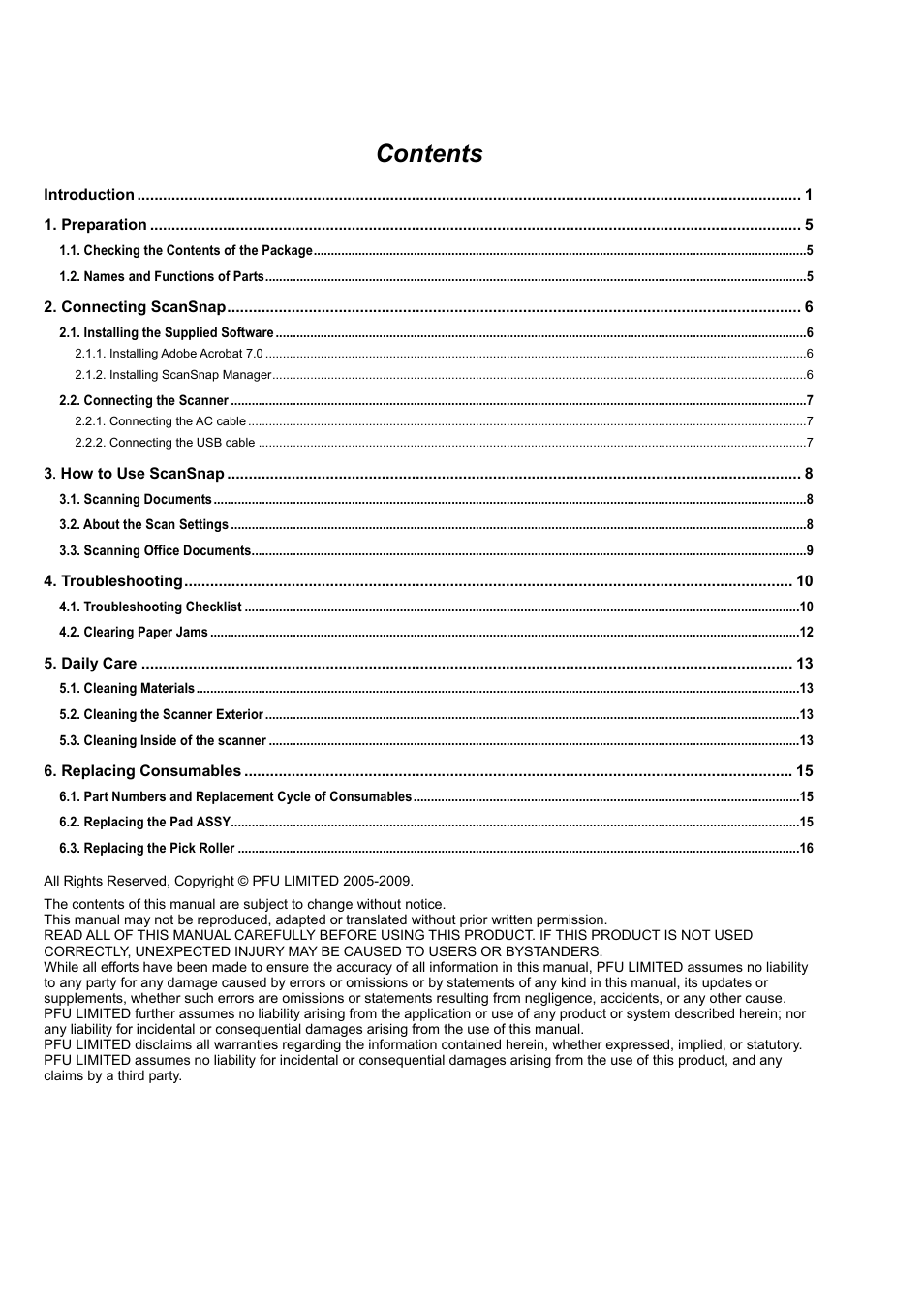 FUJITSU SCANSNAP FI-5110EOXM User Manual | Page 2 / 20