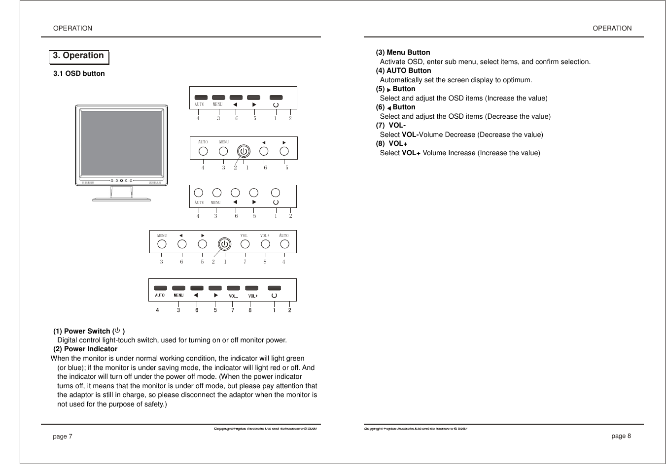 FUJITSU 280X1024@75Hz User Manual | Page 6 / 10