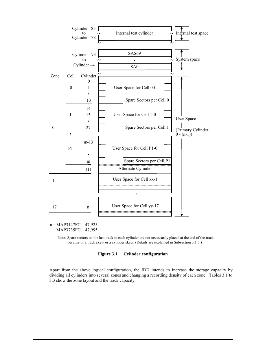 FUJITSU MAP3735FC User Manual | Page 38 / 114