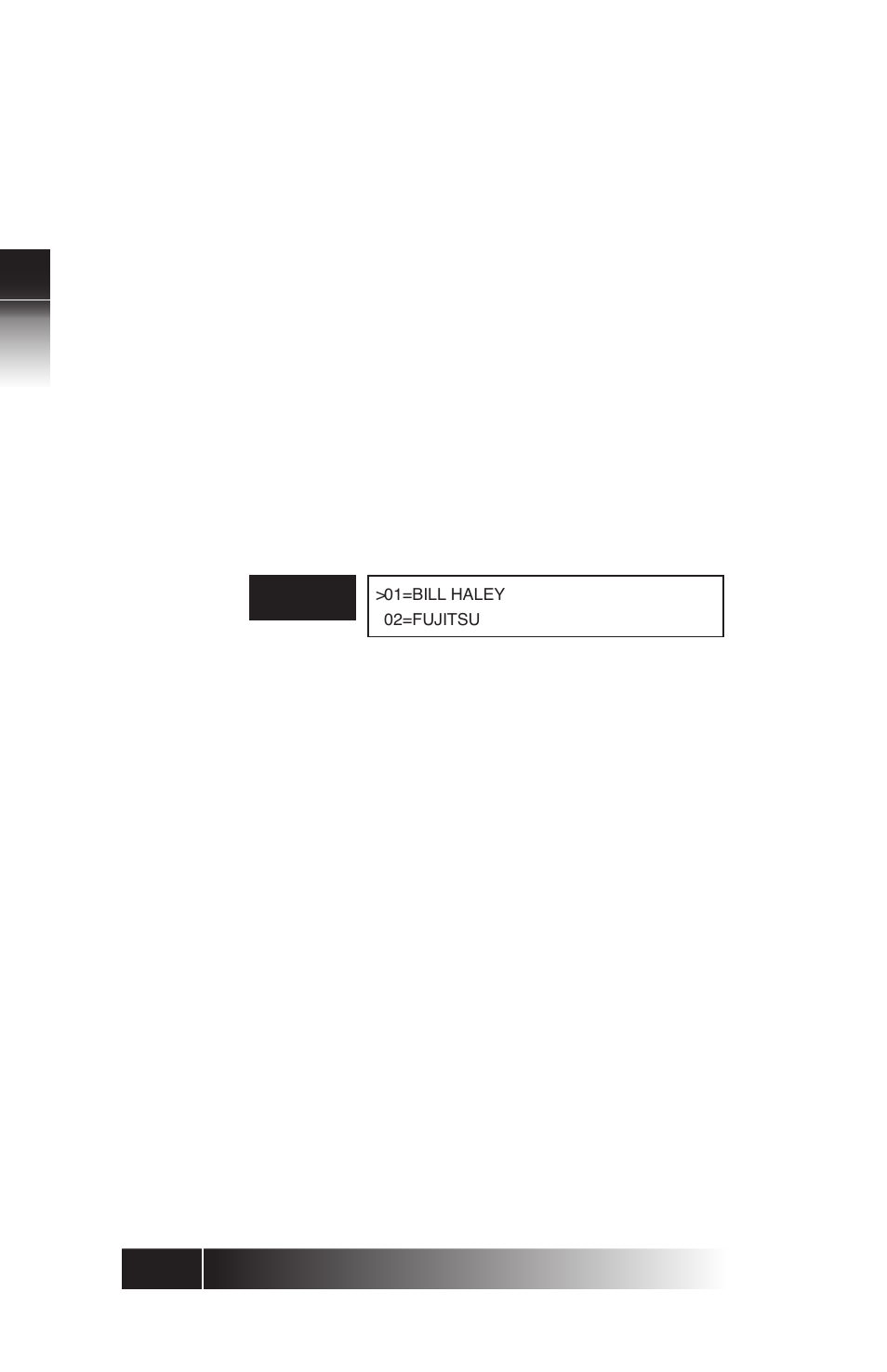Personal directory -14, Using the t erminal | FUJITSU SRS-9924 User Manual | Page 36 / 115