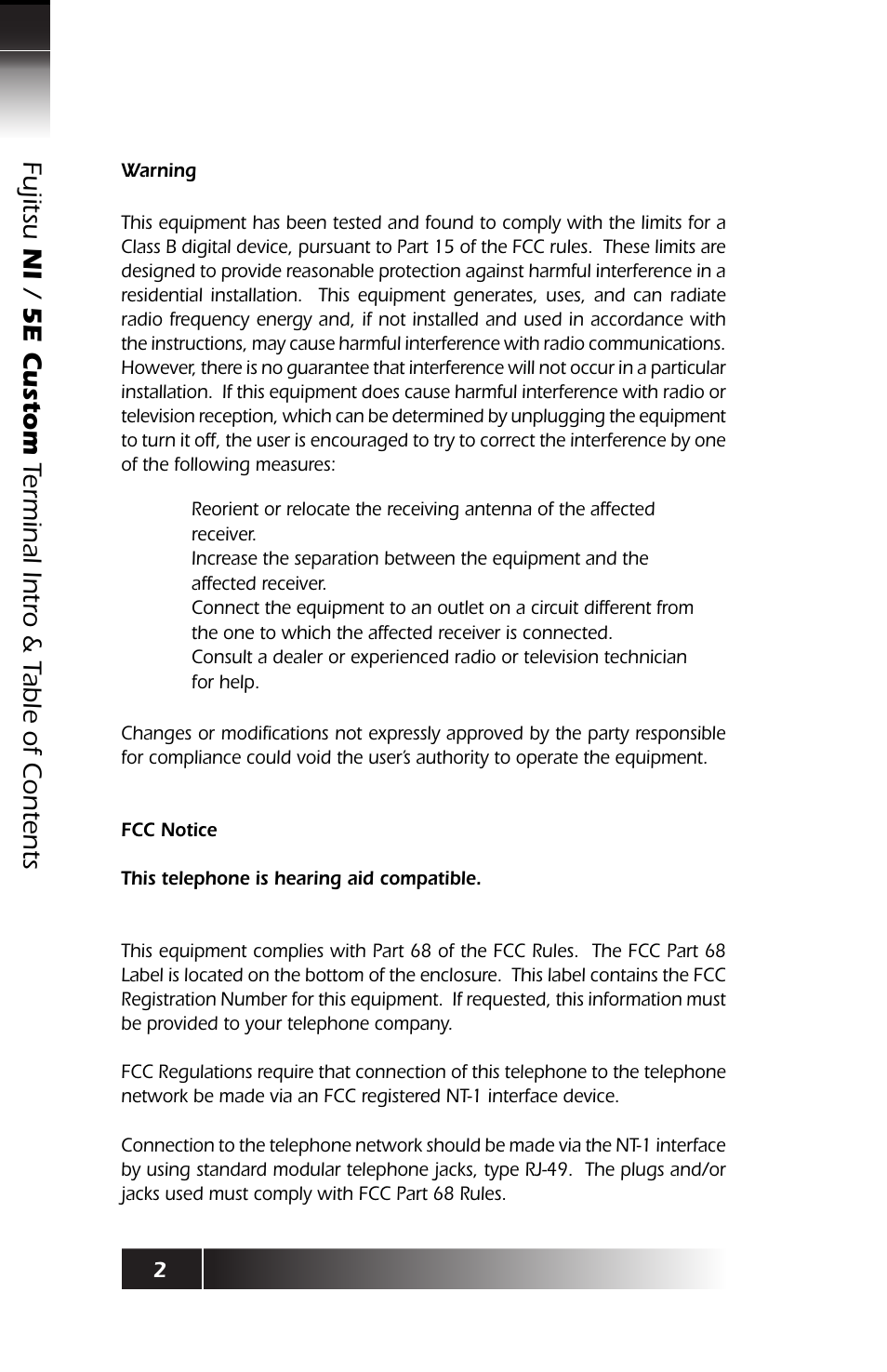 FUJITSU SRS-9924 User Manual | Page 4 / 115