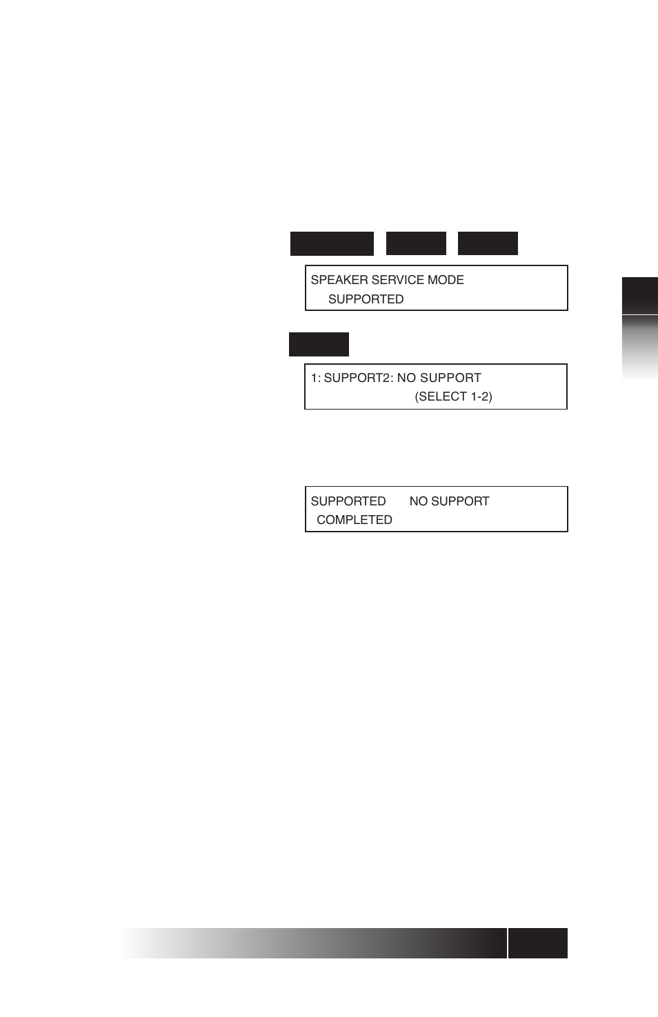 Enabling/disabling the speaker function -13, Handsfree, handset, and headset modes -13, Using the ni / 5e custom t erminal set-up | FUJITSU SRS-9924 User Manual | Page 49 / 115