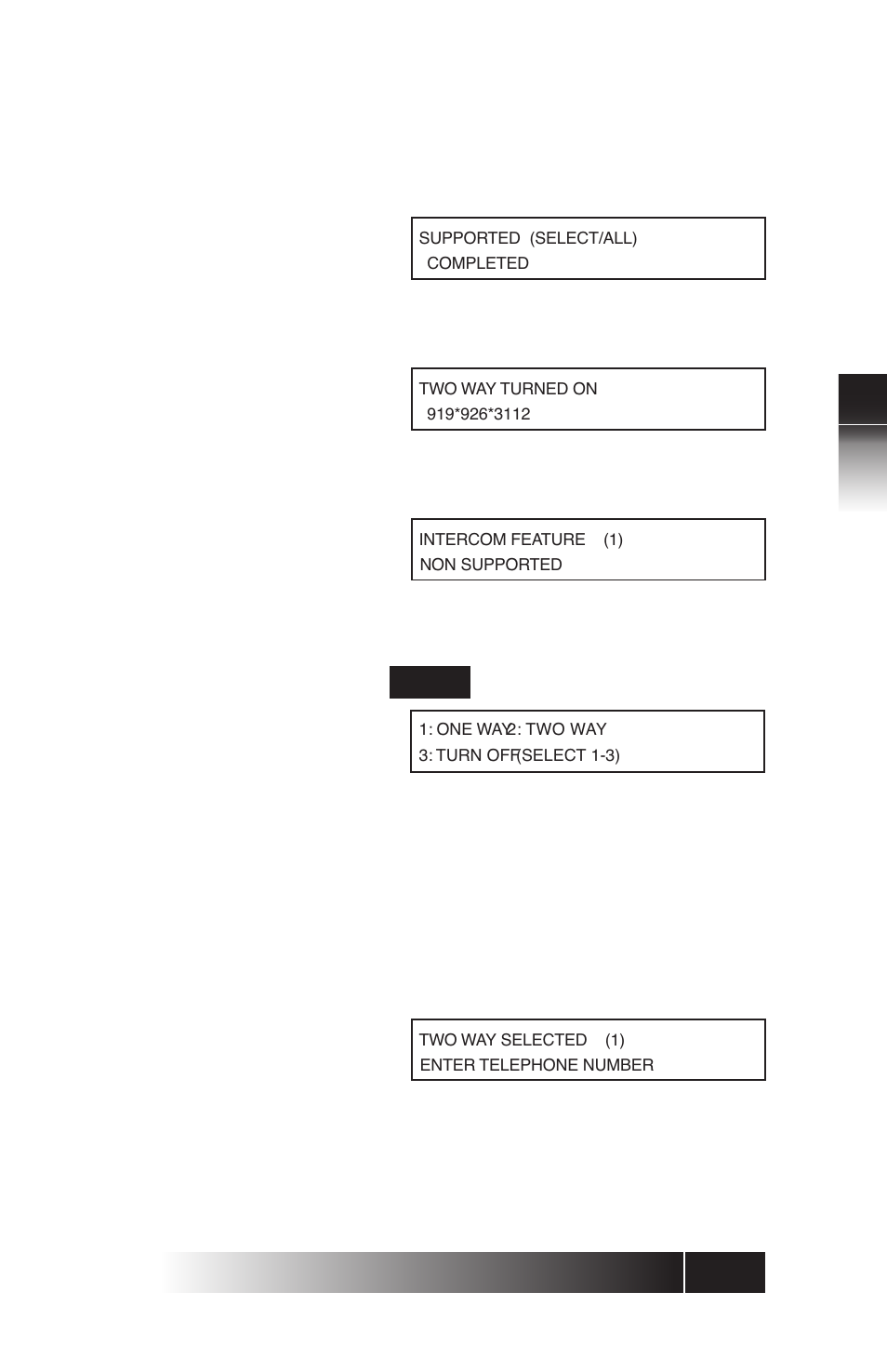 Using the ni / 5e custom t erminal set-up | FUJITSU SRS-9924 User Manual | Page 57 / 115