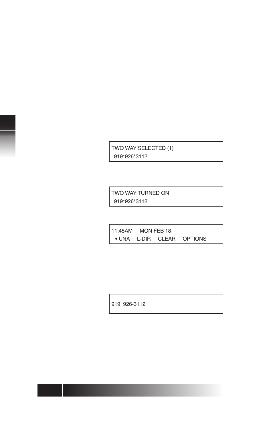 Using the ni / 5e custom t erminal set-up | FUJITSU SRS-9924 User Manual | Page 58 / 115